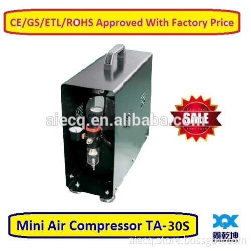 Mini Air Compressor with metal cover and tank(TA-30S)